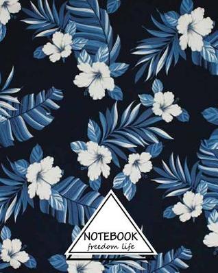 Download Notebook: Dot-Grid, Graph, Lined, Blank No Lined: Blue White Flowers: Pocket Notebook Journal Diary, 110 Pages, 8 X 10 (Blank Notebook Journal) -  | ePub