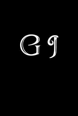 Read Online G J: Double Monogram Journal, 100 Pages, 6x9 Inches, Black Glossy Cover -  file in PDF