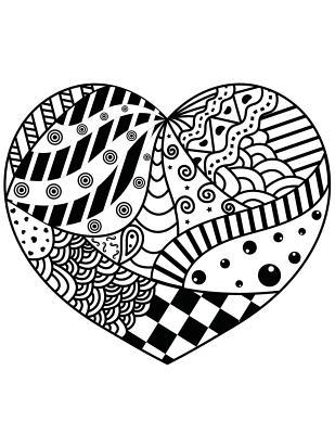 Read Daily Planner Journal: 365   Days Bullet Journaling Blank Notebook with Sections for Date, Time, Notes, Lists & Doodles! 8.5 X 11 Size, 380 Pages, Zentangle Heart Cover. -  file in ePub