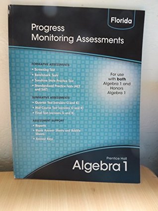 Read Progress Monitoring Assessments (Prentice Hall Algebra 1) - Prentice Hall | ePub