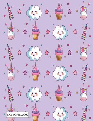 Full Download Sketchbook: Unicorn in the Sky on Purple Cover (8.5 X 11) Inches 110 Pages, Blank Unlined Paper for Sketching, Drawing, Whiting, Journaling & Doodling -  | PDF