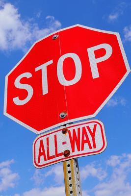 Read Online The All-Way Stop Sign Journal: 150 Page Lined Notebook/Diary -  | ePub
