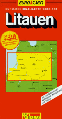 Download Lithuania Map (GeoCenter Euro Map) (German and Multilingual Edition) - Reise- Und Verkehrsverlag file in ePub
