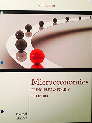 Download Microeconomics Principles and Policy 12th Edition - Blinder Baumol | PDF