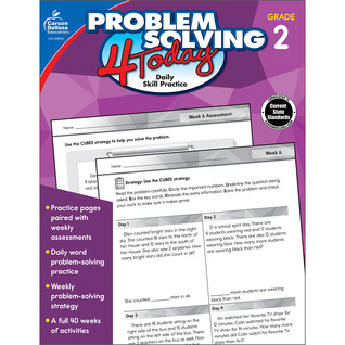 Read Problem Solving 4 Today, Grade 2: Daily Skill Practice - Carson-Dellosa file in ePub