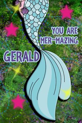 Read Online You Are Mer-Mazing Gerald: Wide Ruled Composition Book Diary Lined Journal Green with Mermaid Tail - Lacy Shwimmer file in PDF