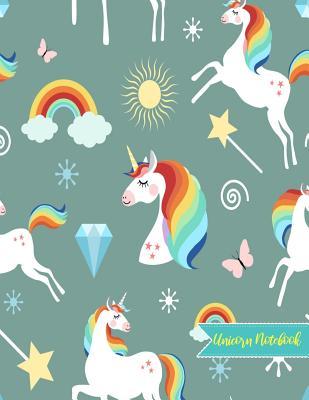 Read Unicorn Notebook: Cute Kawaii Journal and Diary Large 8.5 x 11 Matte Cover with Blank Lined Ruled White Paper Interior - Perfect for School, Gifts for Kids (Girls and Boys), Party Favors for Birthday, Activity Book for Arts and Crafts - Aiyana Rosario file in ePub
