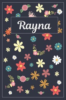 Download Rayna: Lined Writing Notebook with Personalized Name 120 Pages 6x9 Flowers -  | PDF