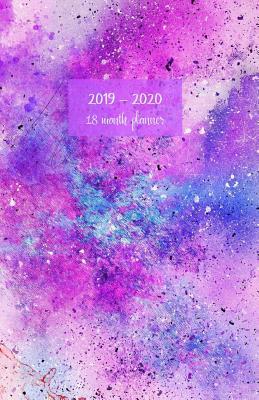 Download 2019-2020 18 month planner: Weekly and monthly planner. Set your Goals and To-Dos. Track your progress with achievements summary. Increase productivity. Monday start week. 8.5'x5.5'. Portable. (Abstract pink purple blue cover). -  file in PDF