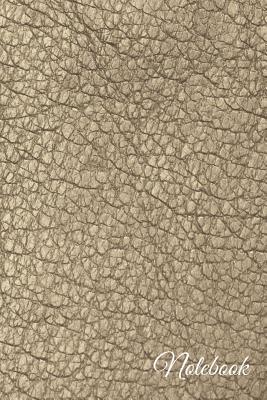 Read Online Notebook: Wide Ruled Composition Notebook: Light Gold Leather-Inspired Paperback Cover - November Ink | PDF