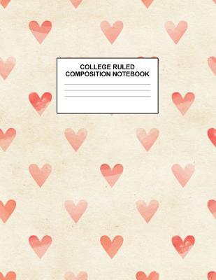 Read College Ruled Composition Notebook: Cute Blank Lined Journal to Write In with White Paper Rule Pages for School Subject and Writing Pad: Design Code A4 7552 - Nifty Prints file in ePub