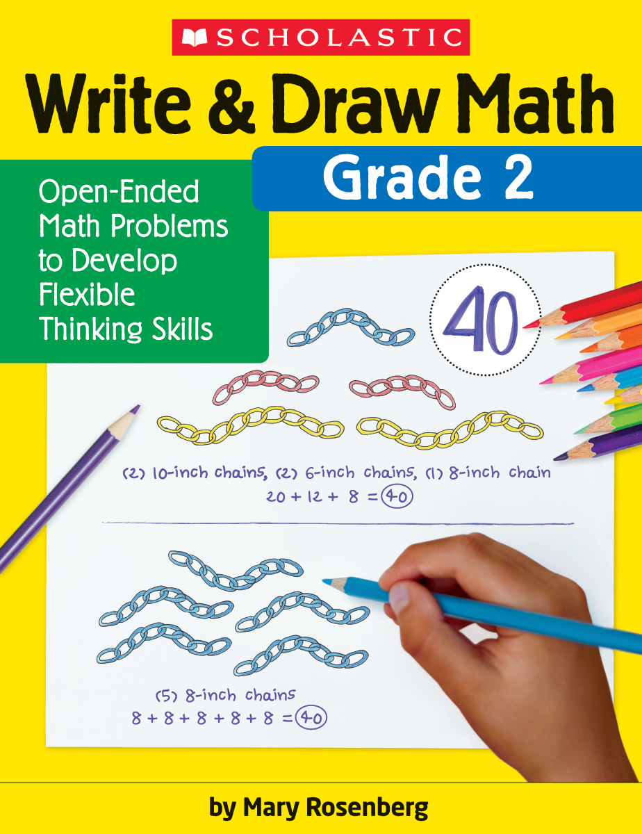 Download Write Draw Math: Grade 2: Open-Ended Math Problems to Develop Flexible Thinking Skills - Mary Rosenberg | PDF