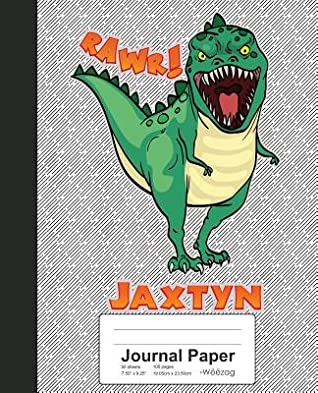 Read Online Journal Paper: JAXTYN Dinosaur Rawr T-Rex Notebook -  file in PDF