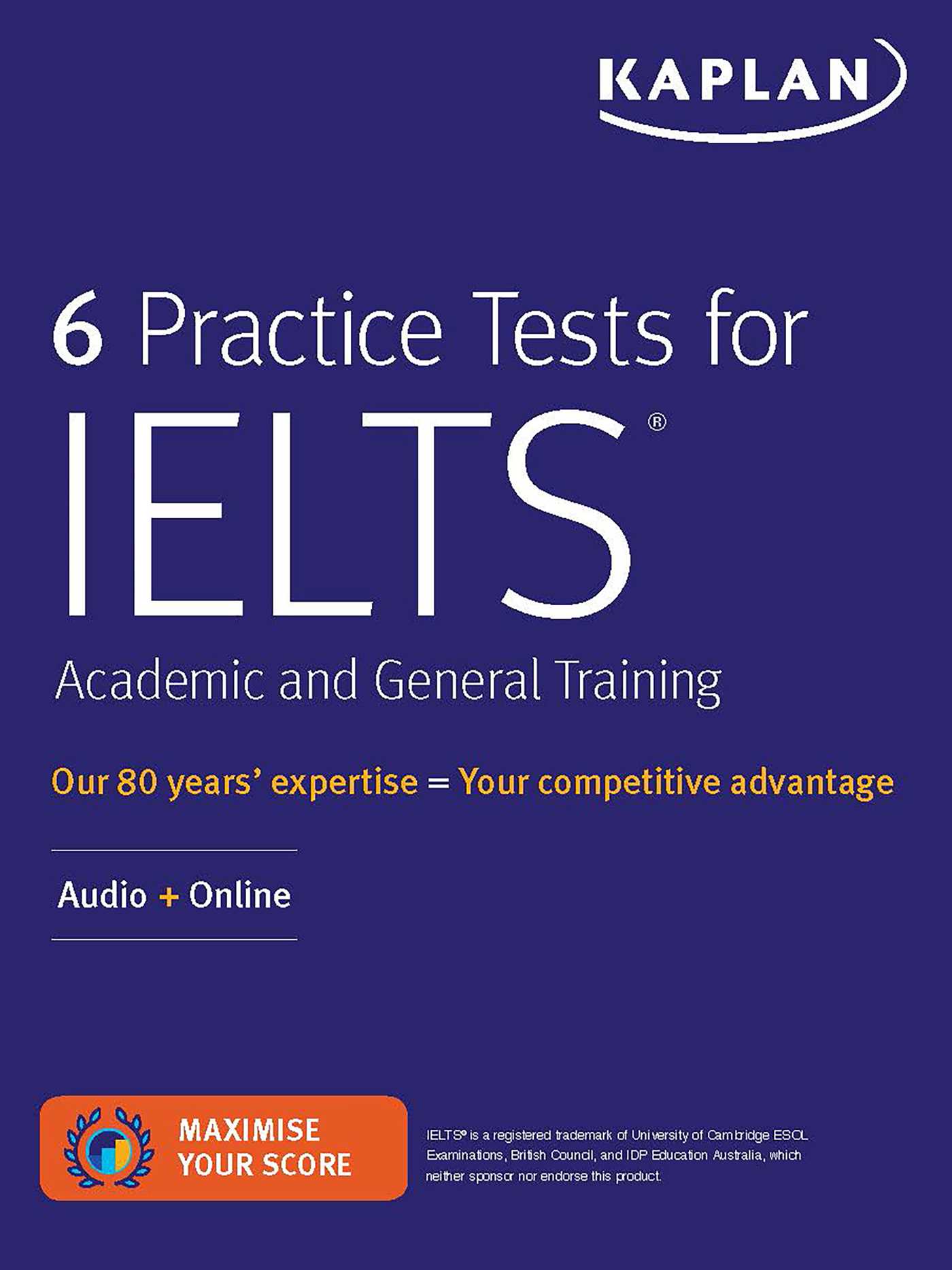 Read 6 Practice Tests for IELTS Academic and General Training: Audio   Online - Kaplan Test Prep | PDF