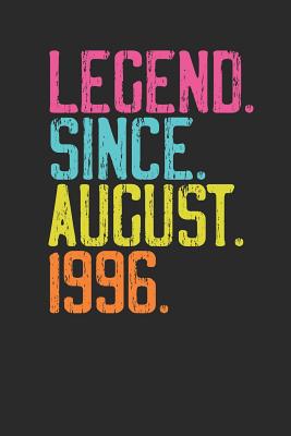 Full Download Legend Since August 1996: Small Lined Notebook (6 X 9 -120 Pages) for 23rd Birthday Gift Idea for Women and Men - Legend Publishing | ePub