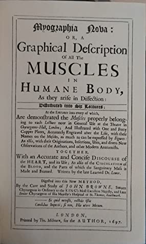 Read Online Myographia Nova: Or, A Graphical Description Of All The Muscles In Humane Body  Together, With an Accurate and Concise Discourse of the Heart, and its Use  Written by the late Learned Dr. Lowe - John Browne file in ePub