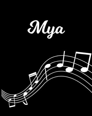 Read Mya: Sheet Music Note Manuscript Notebook Paper Personalized Custom First Name Initial M Musician Composer Instrument Composition Book 12 Staves a Page Staff Line Notepad Notation Guide Create Compose & Write Creative Songs - Sheetmusic Publishing | ePub
