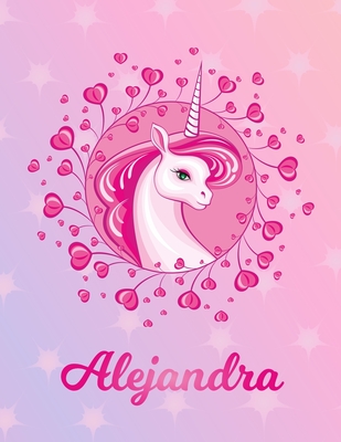 Download Alejandra: Alejandra Magical Unicorn Horse Large Blank Pre-K Primary Draw & Write Storybook Paper Personalized Letter A Initial Custom First Name Cover Story Book Drawing Writing Practice for Little Girl Use imagination, create tales, be creative - Storytime Publications | PDF